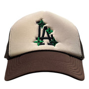 Bravest Studios LA Stars Cream & Brown Trucker Hat