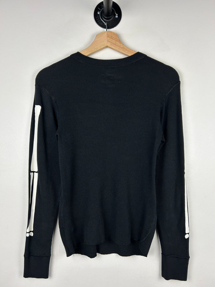 Supreme Bones Thermal Black Long Sleeve