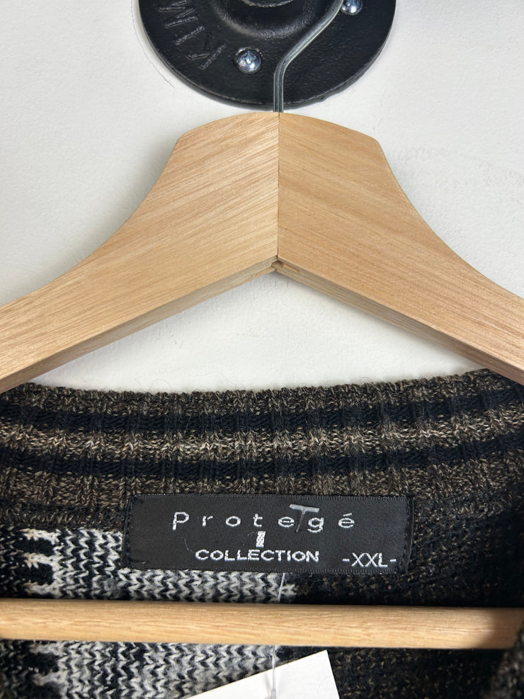 Vintage Protégé Collection Earth Tone Knit Sweater