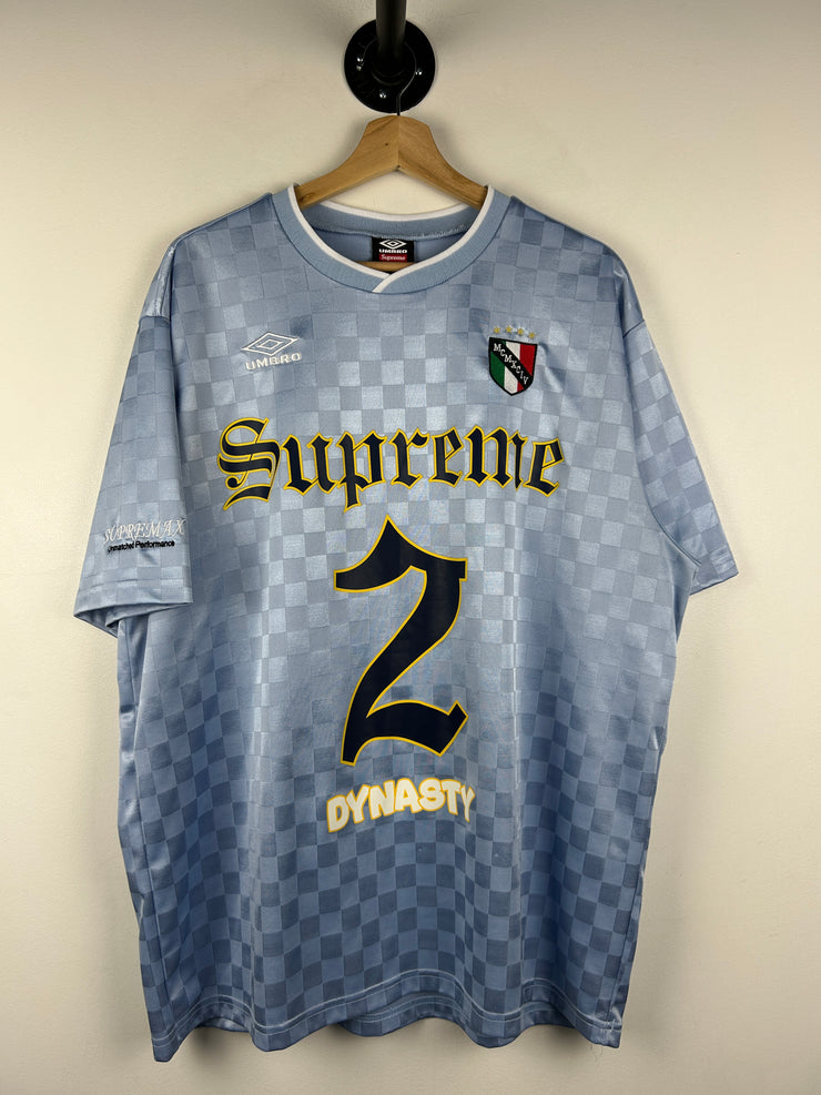 Supreme X Umbro SS22 Light Blue Soccer Jersey