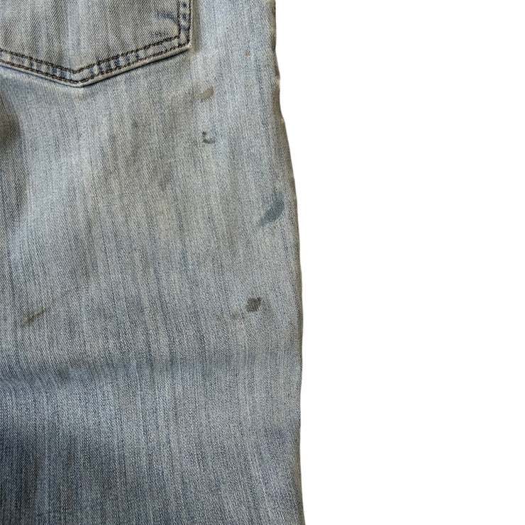 Vintage Carhartt Paint Splattered Blue Jeans