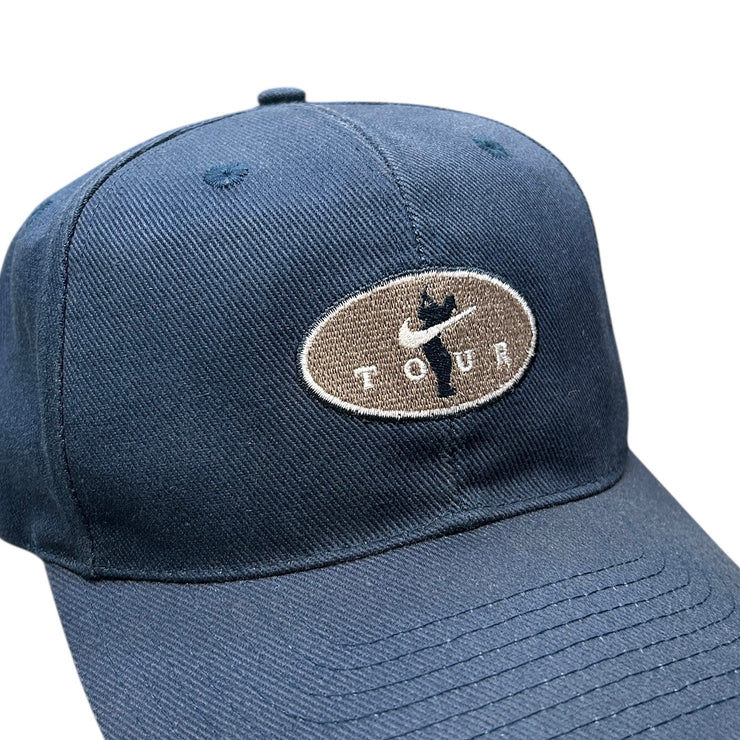 Vintage 90s Nike Golf Tour Navy Strapback Hat