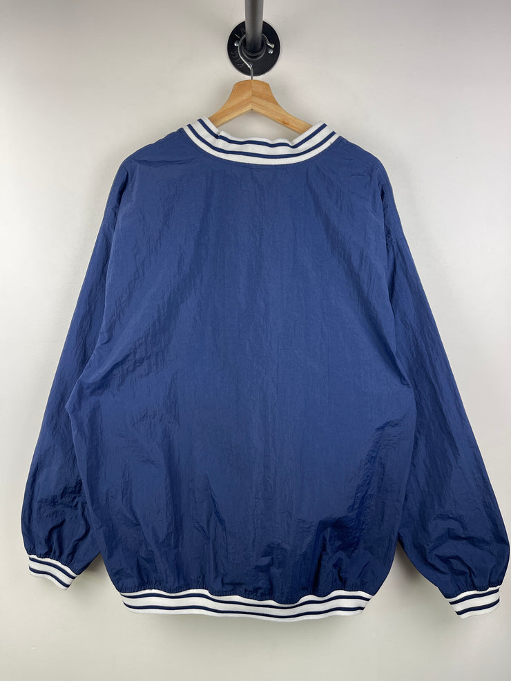 Vintage 90s Nike Swoosh Navy Pullover Windbreaker