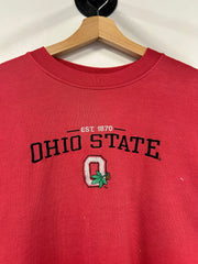 Vintage 90's Ohio State Faded Red Crewneck