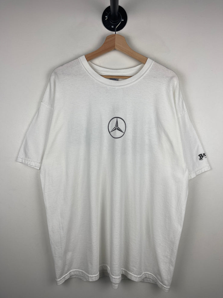 Vintage Mercedes Benz Giveaway White Tee