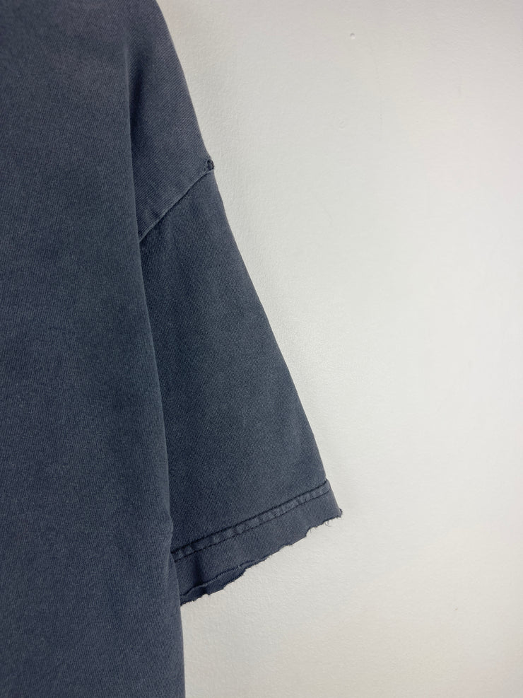 Vintage West Coast Choppers Motorcycle Long Beach Thrashed Black Tee