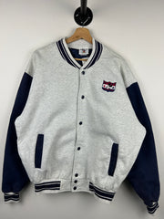 Vintage 90s Mickey & Co. America Spirit Grey Varsity Jacket