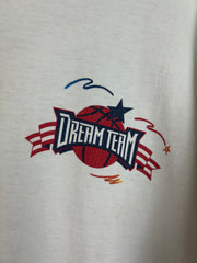 Vintage 90's American Basketball Dream Team White Tee