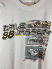 Vintage Nascar Dale Jarrett UPS White Tee