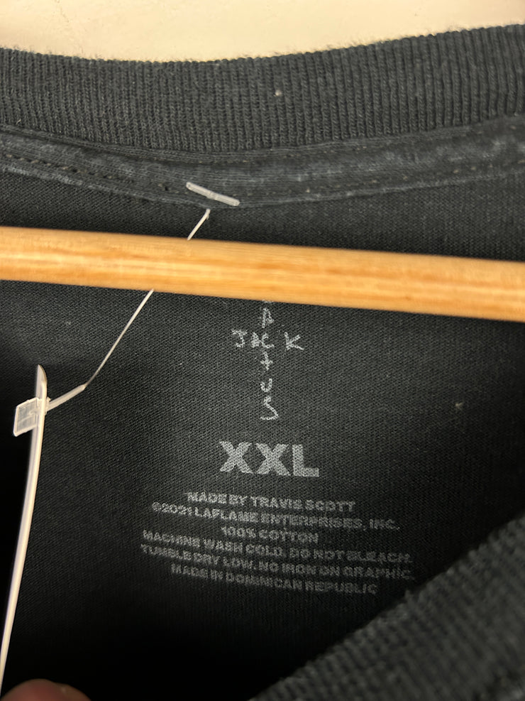 Travis Scott Cactus Jack Fragment Black Tee