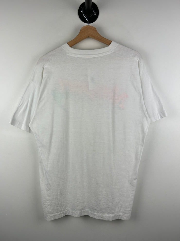 Vintage 90s Newport Smokes White Tee