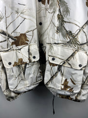 Vintage Red Head White Real Tree Camo Hooded Jacket