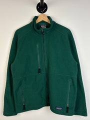 Vintage Patagonia Synchilla Green Zip Up Fleece Sweater