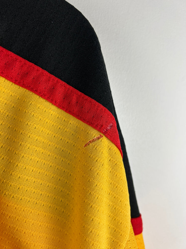 Vintage 90s ECHL SP Cincinnati Cyclones Kalisewicz Yellow Hockey Jersey