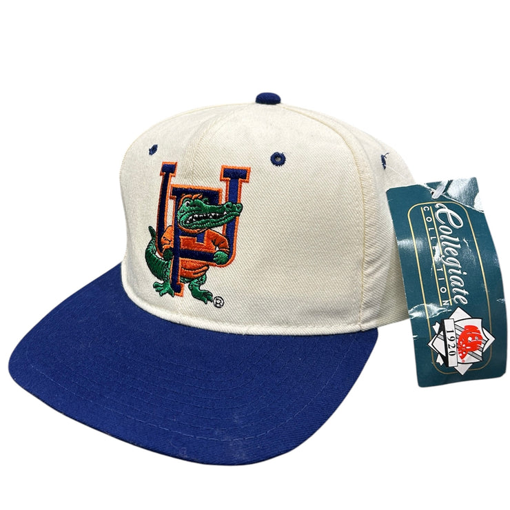 Vintage 90s New Era Florida Gators Pro Model Wool Snapback Hat