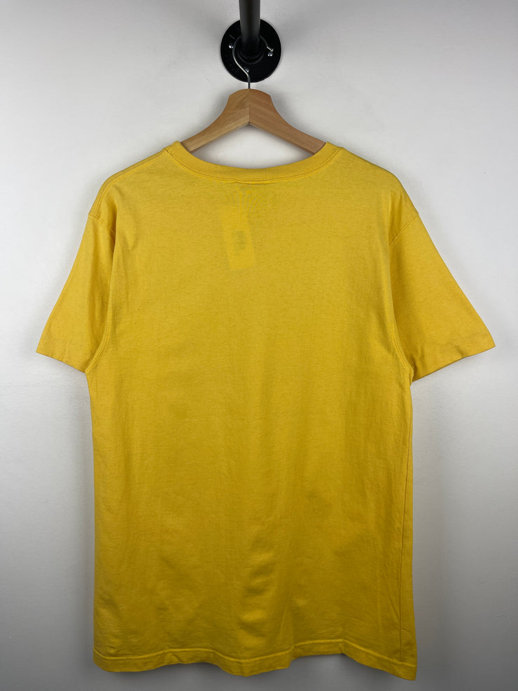 Vintage 90s Coogi Australia Spellout Yellow Tee