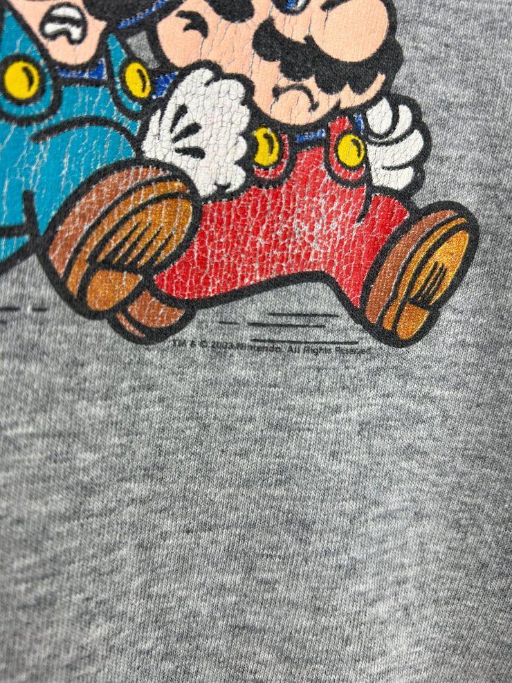 Vintage 2003 Super Mario Bros Grey Tee