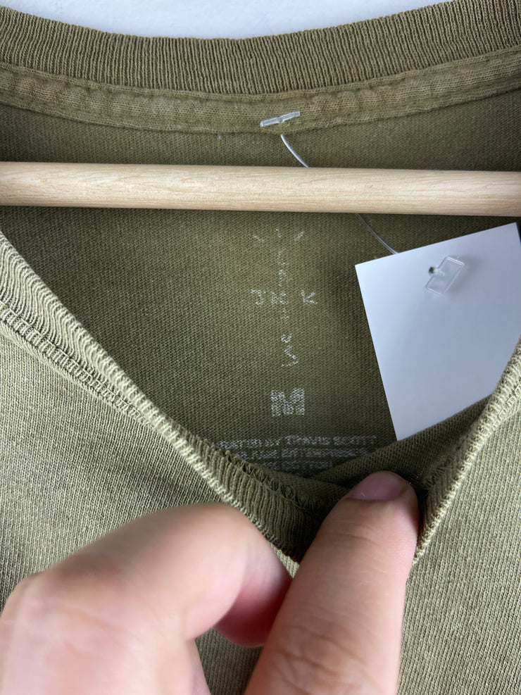 Travis Scott Highest In The Room Olive Tee