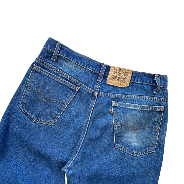 Vintage Levis 517 Orange Tab Blue Jeans