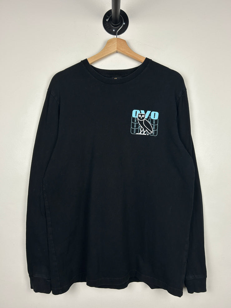 OVO Owl Spellout Black Long Sleeve