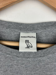 OVO Owl Embroidered Grey Tee
