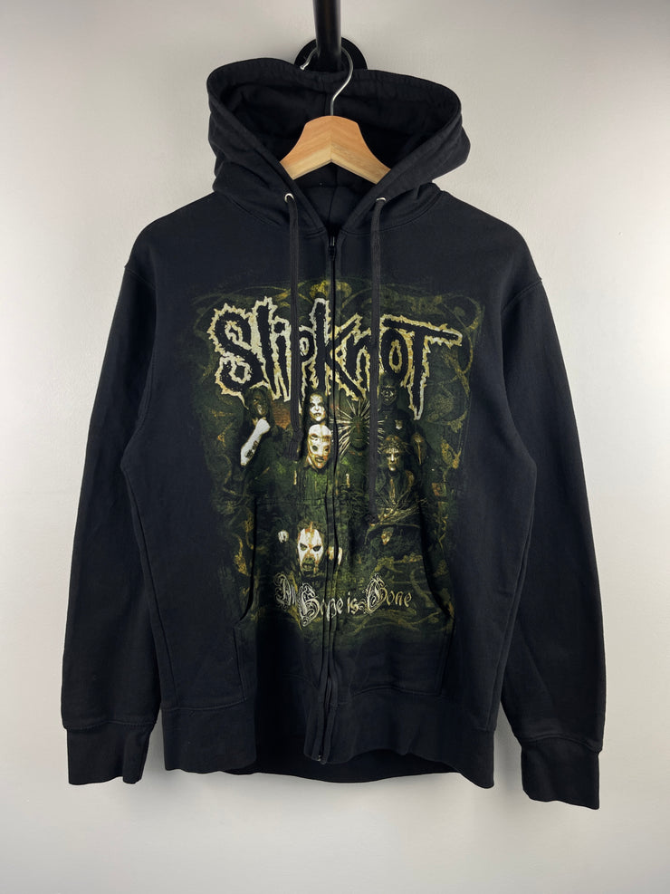 Vintage Slipknot All Hope Is Gone Black Zip Up Hoodie
