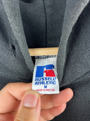Vintage 90s Russell Athletic Blank Black Hoodie