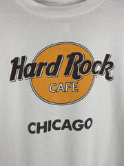 Vintage 90s Hard Rock Café Chicago White Tee