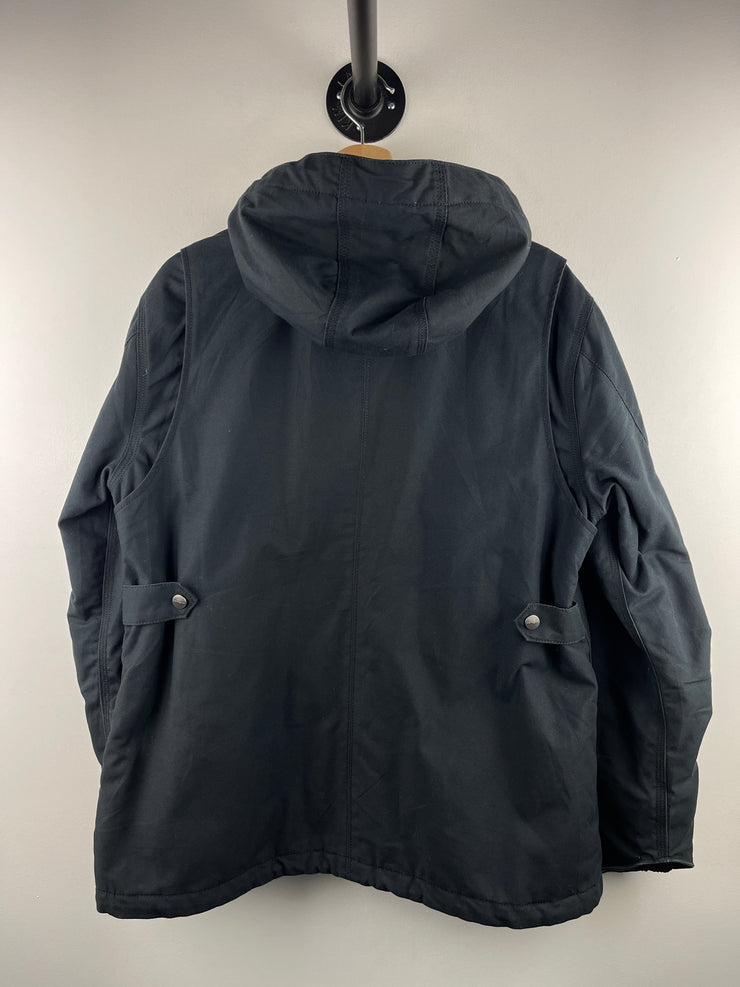 Vintage Carhartt Full Swing Quick Duck Black Hooded Jacket