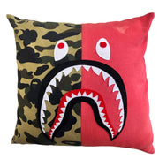 Bape 1st Camo Shark Square Cushion Red
