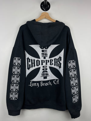 Vintage West Coast Choppers Long Beach OG Black Hoodie