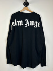 Palm Angels Spellout Black Long Sleeve