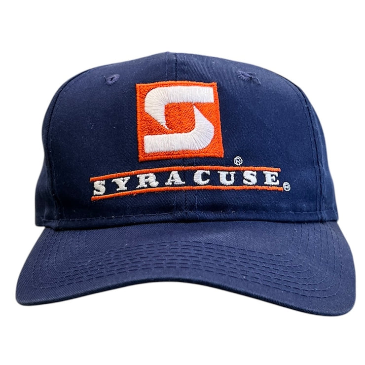 Vintage 90s The Game Syracuse Navy Snapback Hat