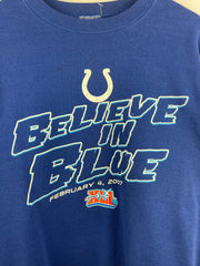 Vintage NFL Indianapolis Colts Super Bowl Blue Crewneck