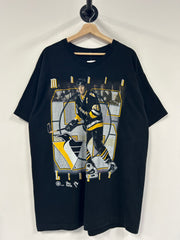 Vintage 90's Pittsburgh Penguins Mario Lemieux Black Tee