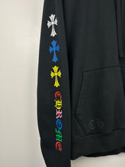 Chrome Hearts Multi Colour Cross Black Hoodie