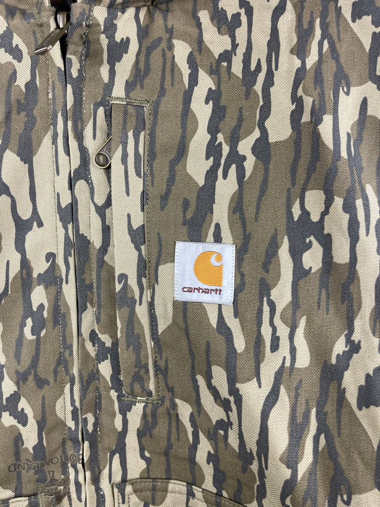 Carhartt Active Bottomland Camo Hooded Work Jacket