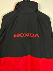 Vintage Y2K Honda Fleece Lined Black & Red Jacket