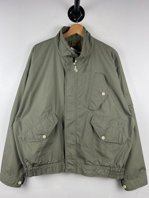 Vintage 90s Oakton Olive Green Harrington Jacket
