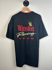 Vintage 90's Winston Racing Team Pocket Black Tee