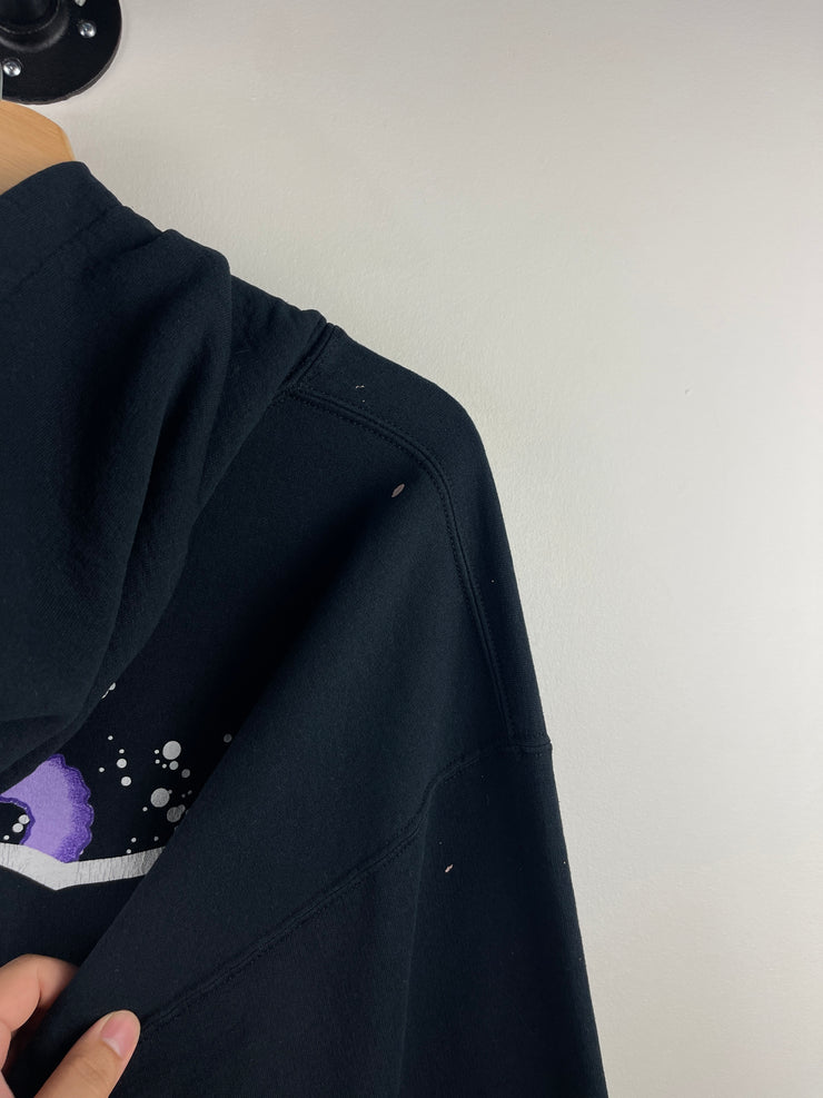 Vintage Y2K Fox Racing Monster Black Hoodie