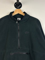 Vintage Y2K Nike Quarter Zip Black Fleece