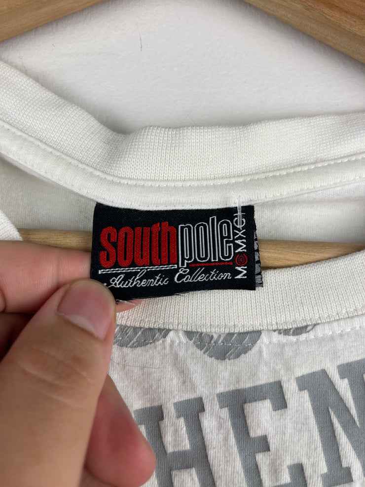 Vintage Y2K South Pole Embroidered White Tee