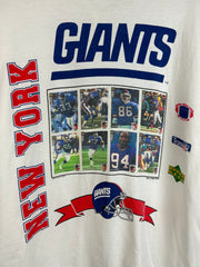 Vintage 1994 New York Giants Upper Deck Cards White Tee