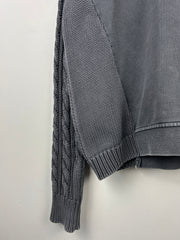 Kith FW19 Charcoal Combo Knit Crewneck