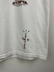Travis Scott Franchise Utopia Gates White Tee