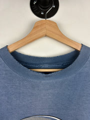 Vintage 90s NFL Dallas Cowboys Helmet Faded Blue Tee