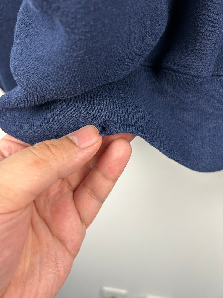 Vintage 90s Russell Athletic Blank Navy Crewneck