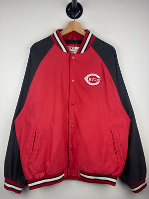 Vintage MLB Cincinnati Reds Red Bomber Jacket
