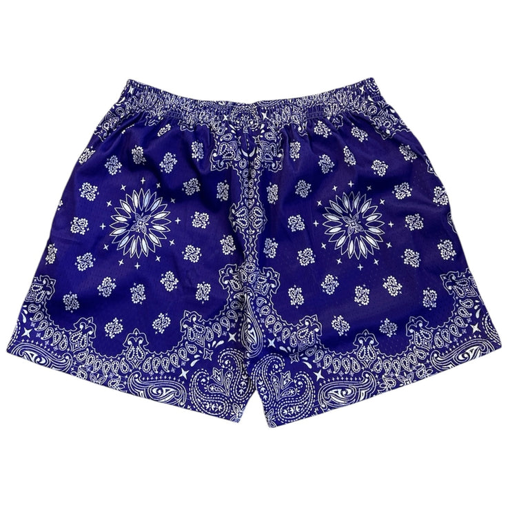 Studio 1999 x VMH Purple Paisley Mesh Shorts